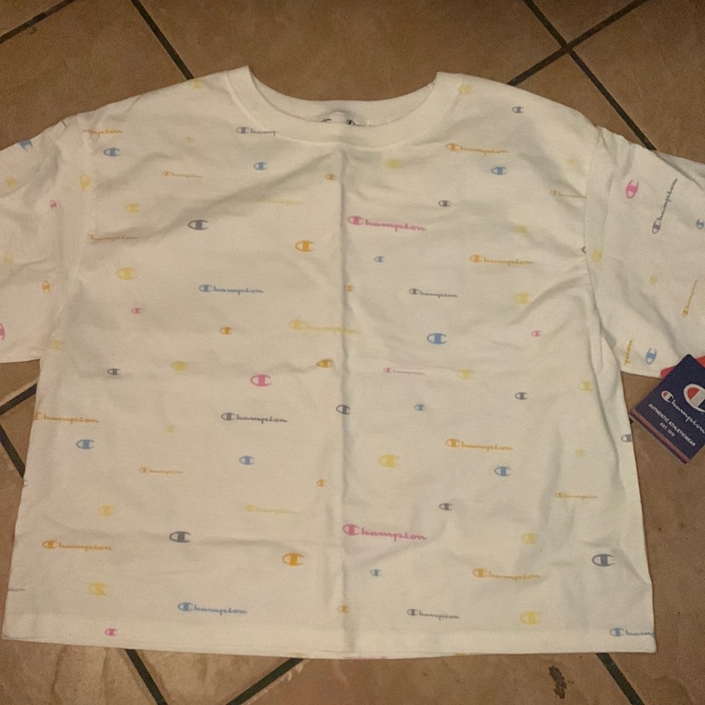 A colorful champions shirt,NEW!